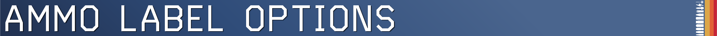 Ammo Label Options