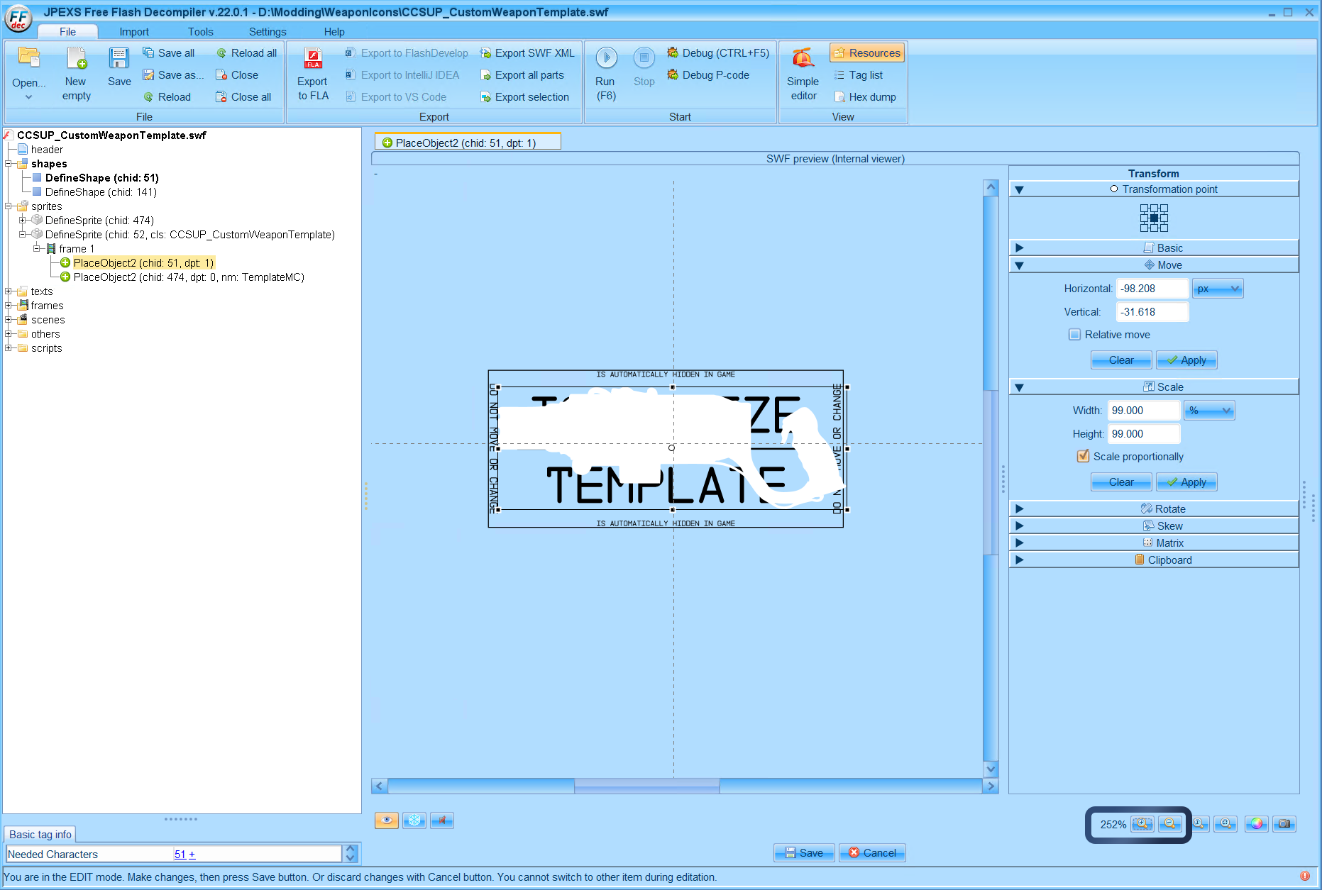Here i have zoomed using the zoom buttons on the bottom right so we can get a better view for alignment