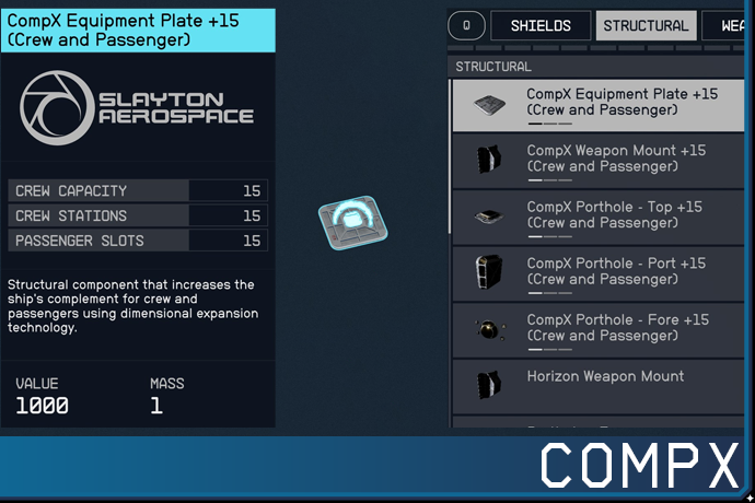 CompX - Crew and Passenger Expansion